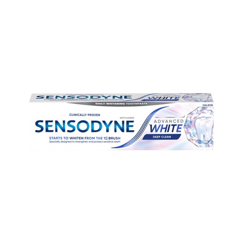 Sensodyne Advanced Deep Clean Daily Whitening Toothpaste 75ml