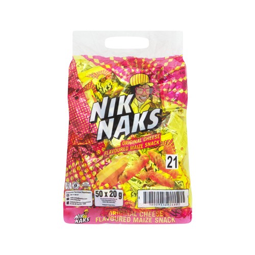 Simba Niknaks Cheese 50 x 20g