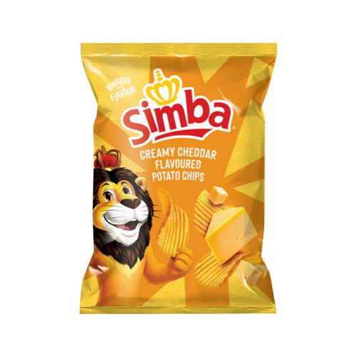 simba potato chips creamy cheddar 120g