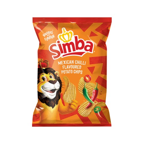 simba potato chips mexican chilli 120g