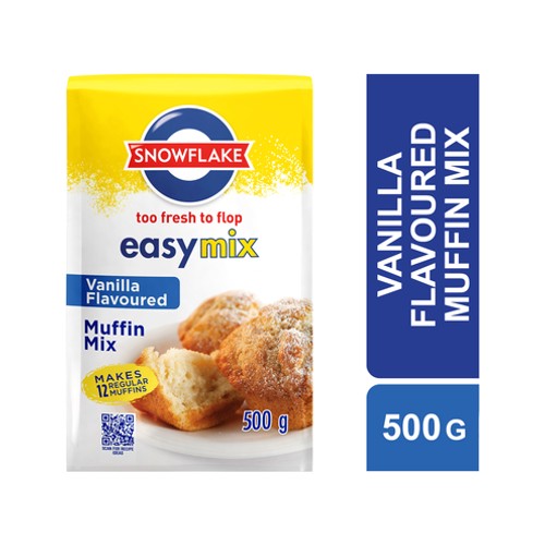 Snowflake Easy Mix Vanilla Flavoured Muffin Mix 500g