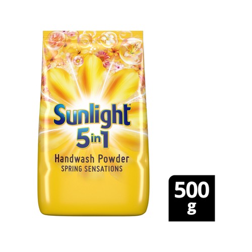 sunlight spring sensations 5 in 1 handwash powder 500g