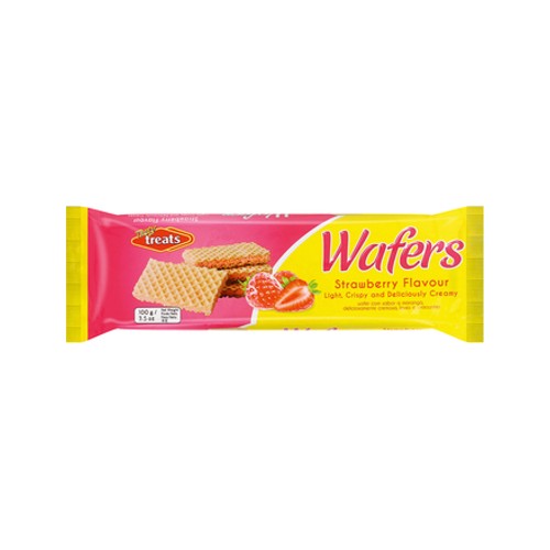 Tasty Treats Wafer Strawberry 100g