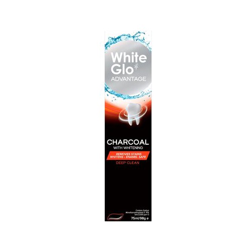 white glo charcoal toothpaste 75ml