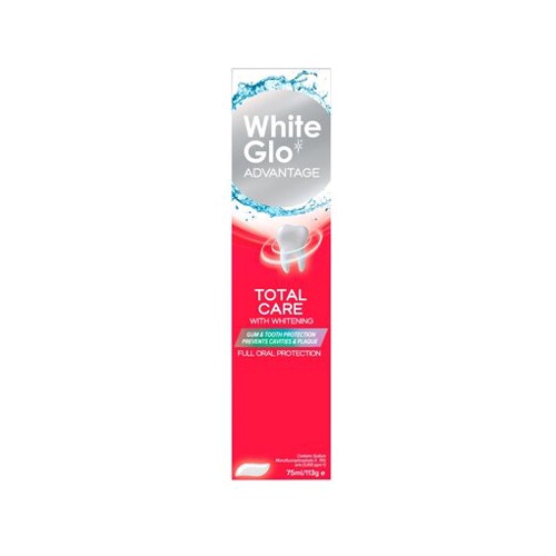 white glo total care toothpaste 75ml