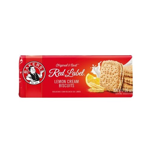 Bakers Red Label Lemon Creams 200g
