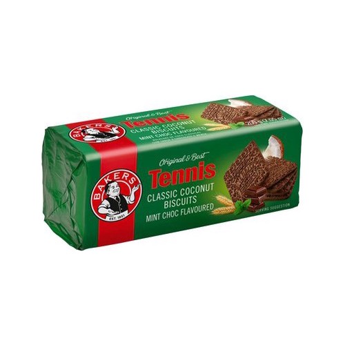 Bakers Tennis Choc Mint Biscuit 200g