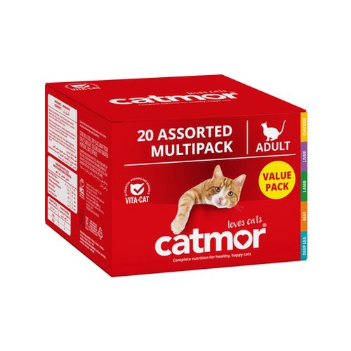 Catmor Cat Food Bulk Multipack Assorted 20x70g