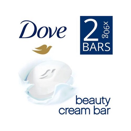Dove Original White Beauty Soap 2 x 40g