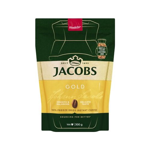 Jacobs Gold Freeze Dried Instant Coffee 300g