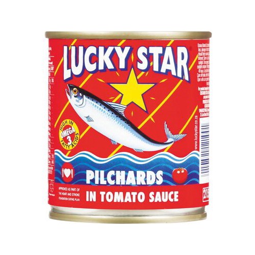 Lucky Star Pilchards In Tomato Sauce 215g