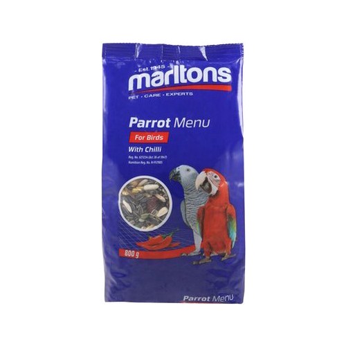 Marltons Parrot Food with Chillies 800g
