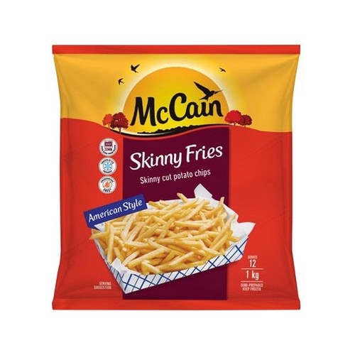 McCain Skinny Cut Potato Fries 1kg