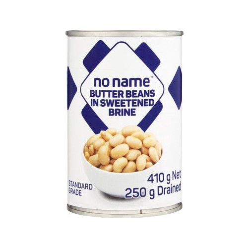 No Name Butter Beans in Brine 410g