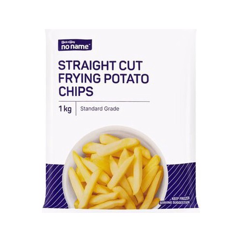 No Name Straight Cut Frying Potato Chips 1kg