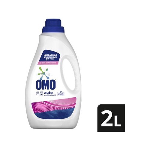 Omo Auto With Comfort Freshness Washing Liquid Detergent 2L