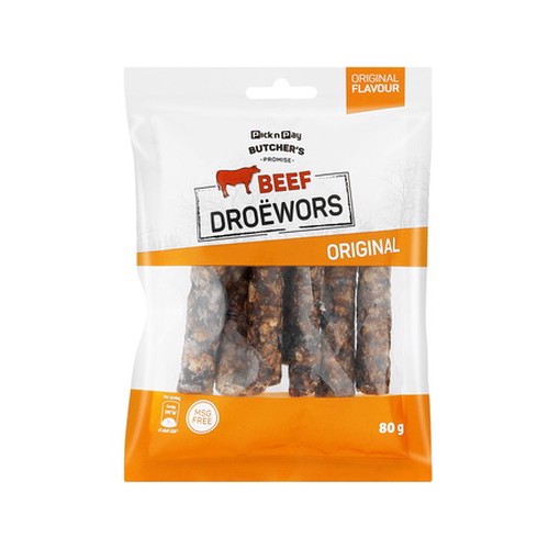PnP Beef Droëwors 80g