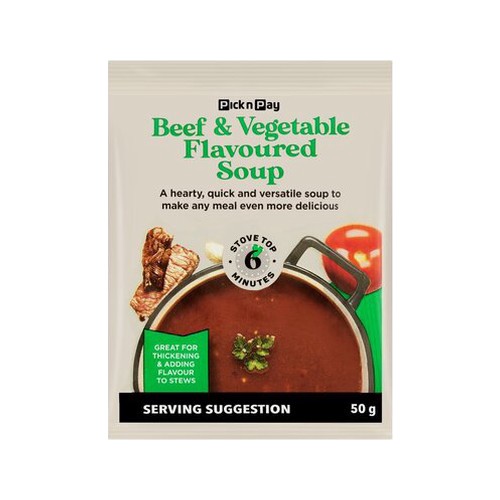 PnP Beef & Vegetable Packet Soup 50g