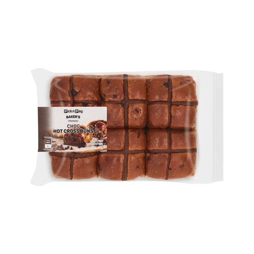 PnP Chocolate Hot Cross Buns 6 Pack