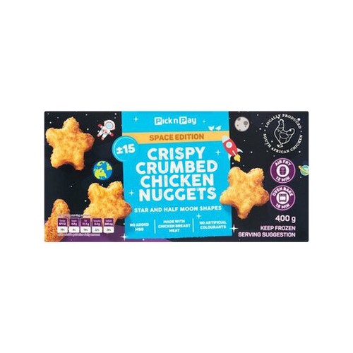 PnP Frozen Crispy Crumbed Chicken Nuggets 400g