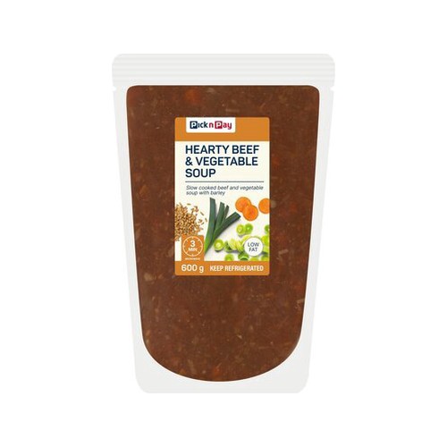 PnP Hearty Beef & Vegetable Soup 600g