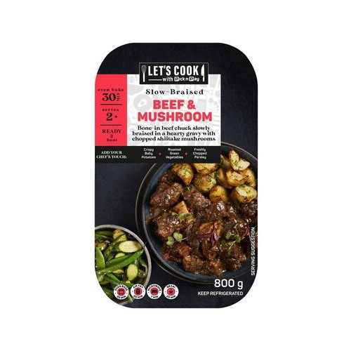PnP Let's Cook Slow Braised Beef Mushroom Stew 800g
