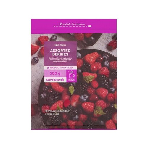 PnP Live Well Frozen Assorted Berries 500g