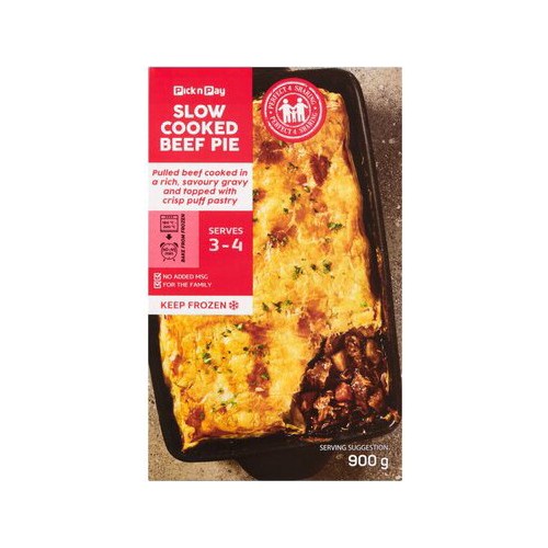 PnP Slow Cooked Beef Pie 900g