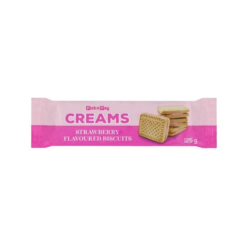 PnP Strawberry Flavoured Biscuit Creams 125g