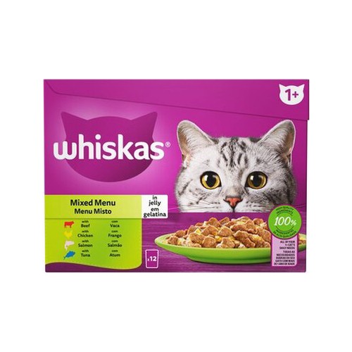 Whiskas Multipack Fish & Meat In 12x85g