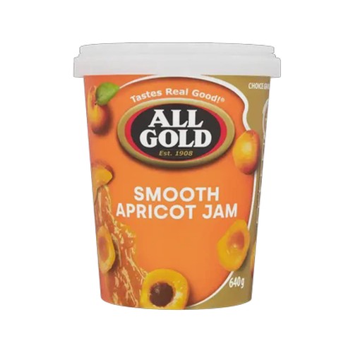 all gold smooth apricot jam 640g