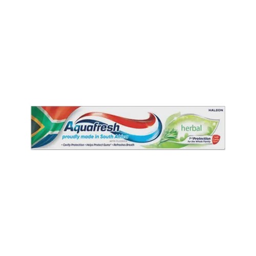 aquafresh all-in-one protection herbal fluoride toothpaste 100ml
