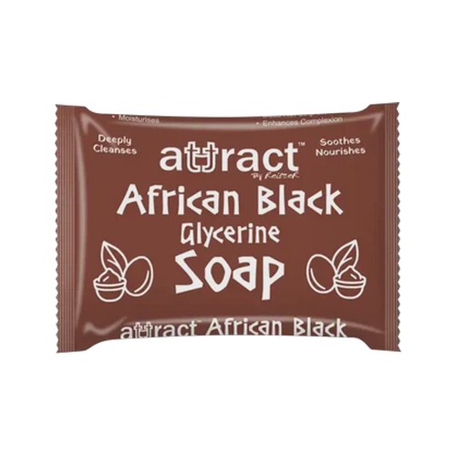 attract african black glycerine soap 100g