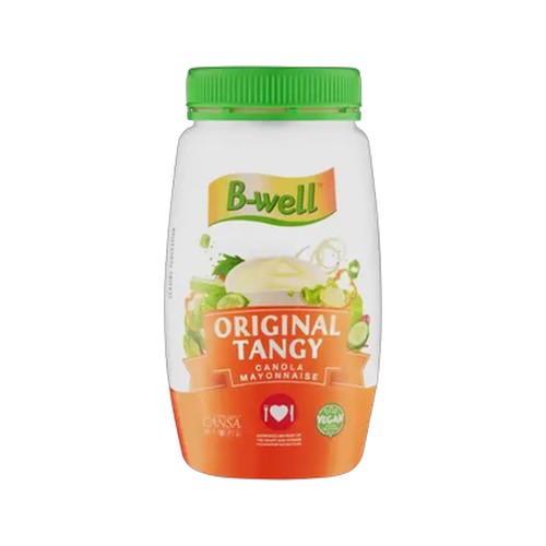 b-well original tangy canola mayonnaise 750g
