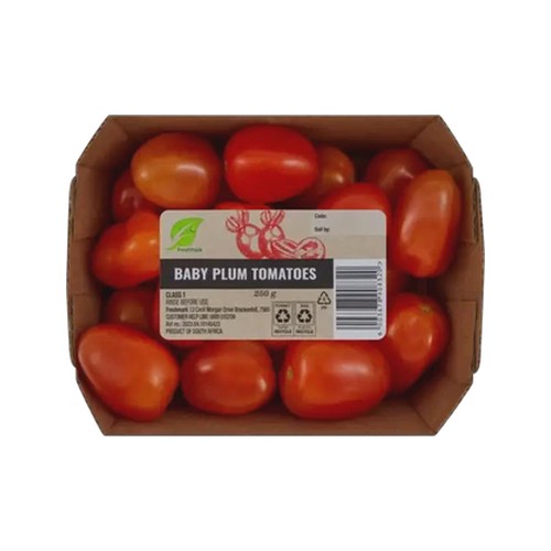 baby plum tomatoes 250g