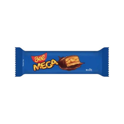 bel caramel & peanut bonbon mega chocolate bar 30g