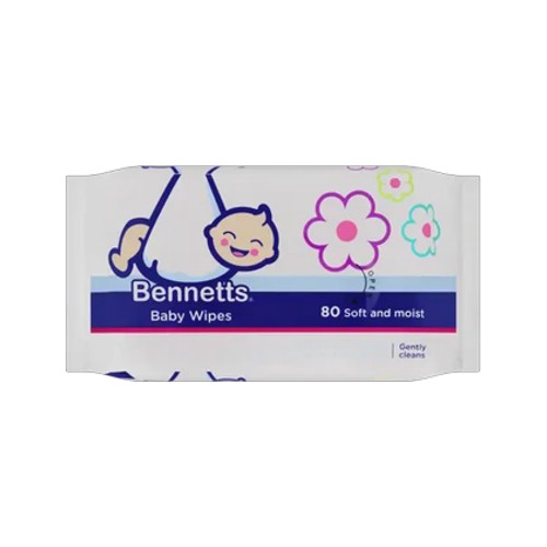 bennetts baby wipes 80 pack