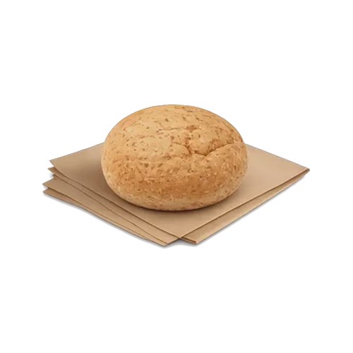brown hamburger roll