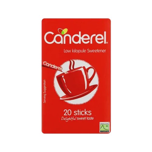 canderel low kilojoule sweetener sticks 20 pack