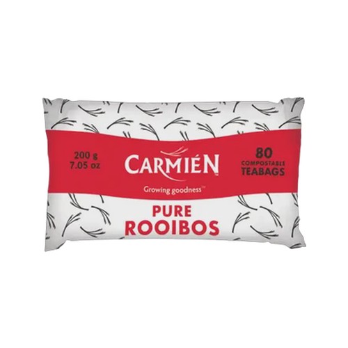 carmien pure rooibos teabags 80 pack