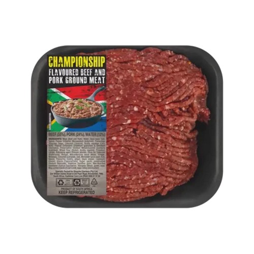 Championship Flavoured Beef & Pork Ground Meat 0 - 1kg