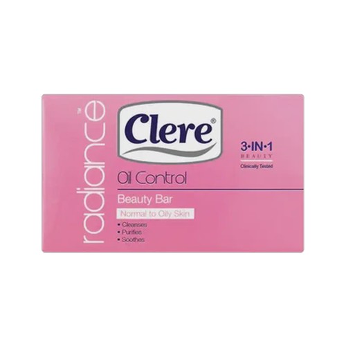 clere 3-in-1 oil control facial soap 100g
