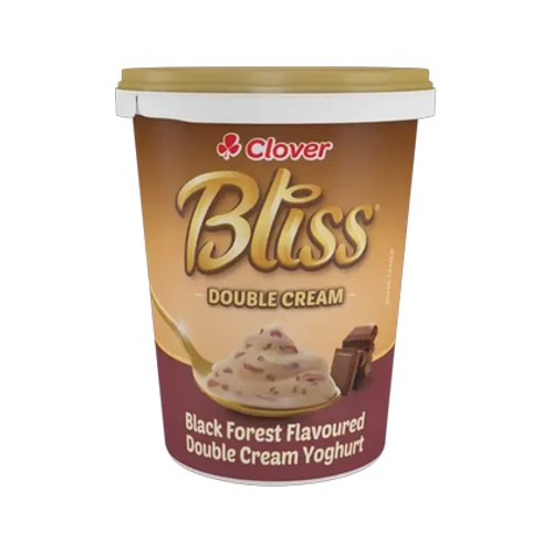 Clover Bliss Black Forest Double Cream Yoghurt 500g