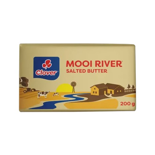 clover mooi river salted butter 200g