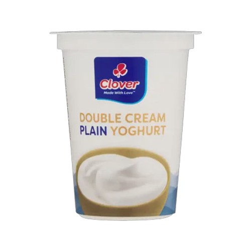 Clover Plain Double Cream Yoghurt 150g