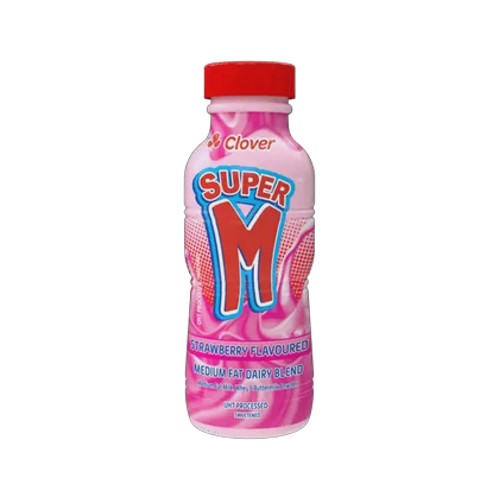 Clover Super M Strawberry Flavoured Medium Fat Dairy Blend 300ml