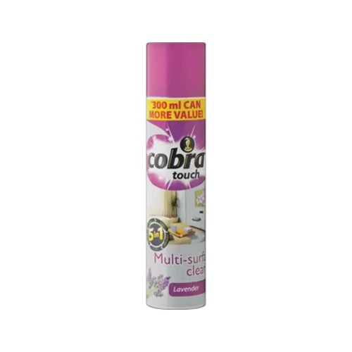 Cobra Touch 5-in-1 Lavender Multi-Surface Cleaner 300ml