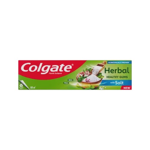 colgate herbal fluoride toothpaste with salt 100ml