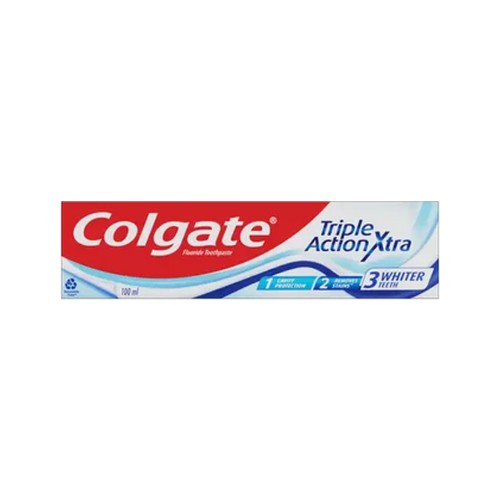 colgate triple action xtra fluoride toothpaste 100ml