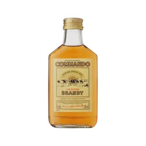 Commando Cask Matured Brandy Bottle 200ml
